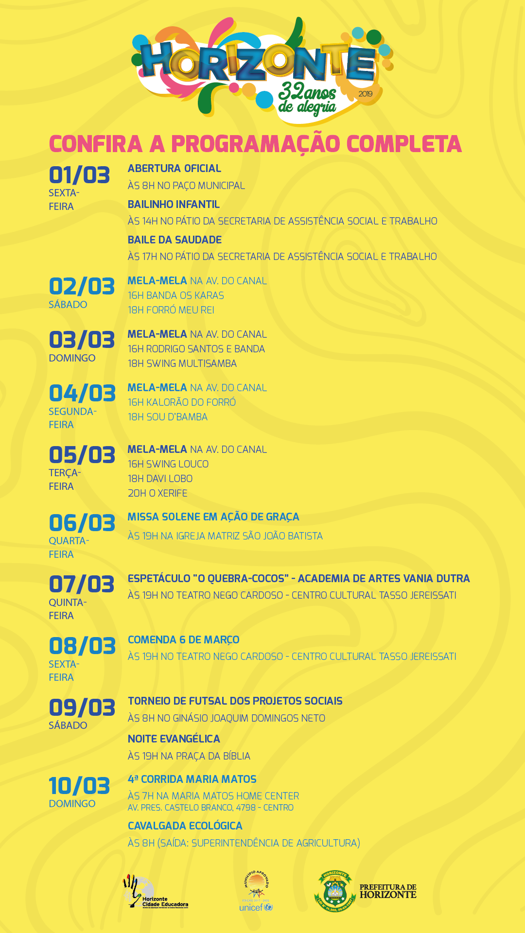 programacao completav4 - Prefeitura de Horizonte