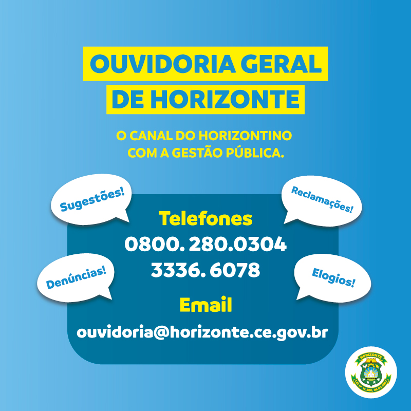 Ouvidoria 2 - Prefeitura de Horizonte