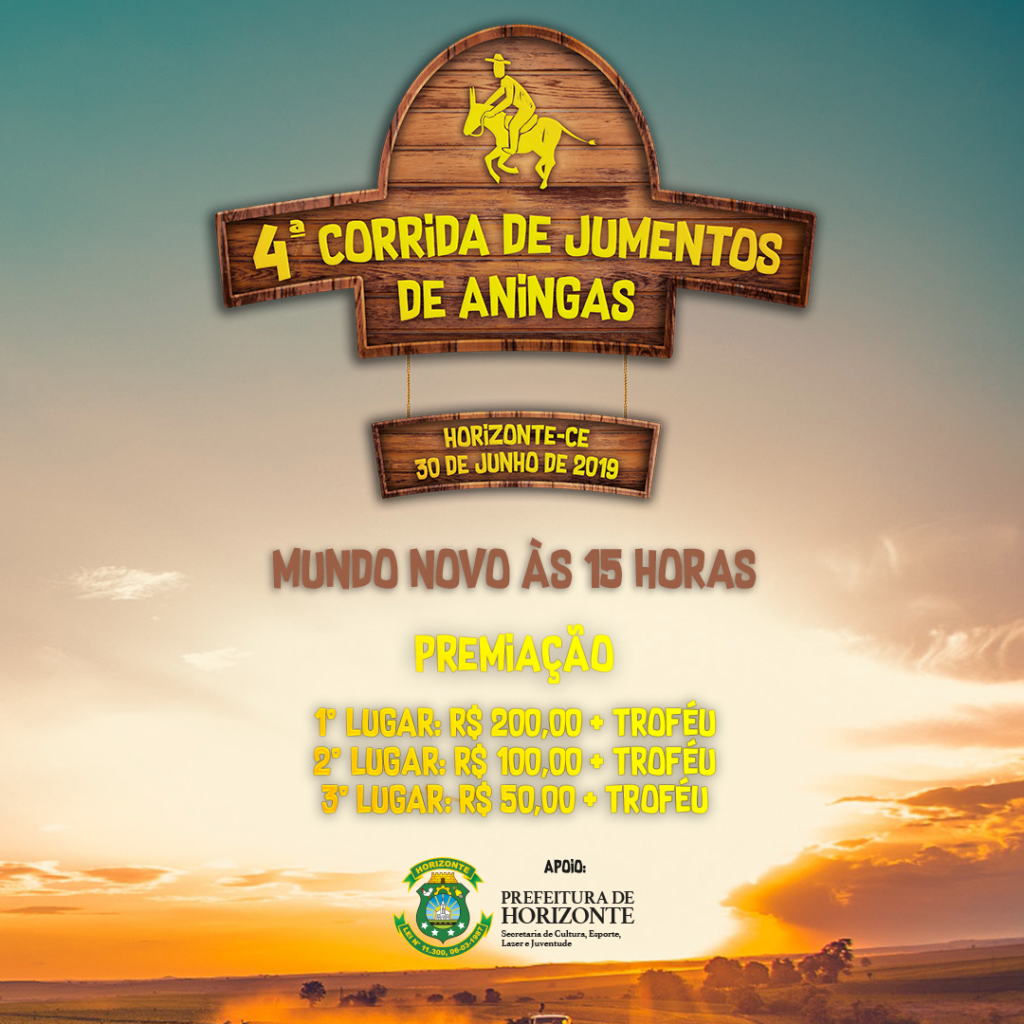 Peça grafica - Prefeitura de Horizonte